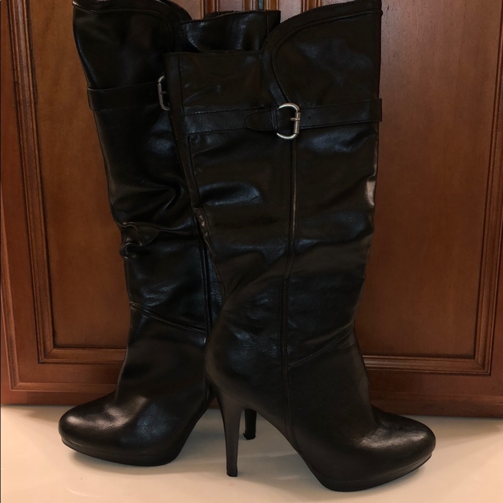 Style &Co Fiesty Knee High Platform Boots